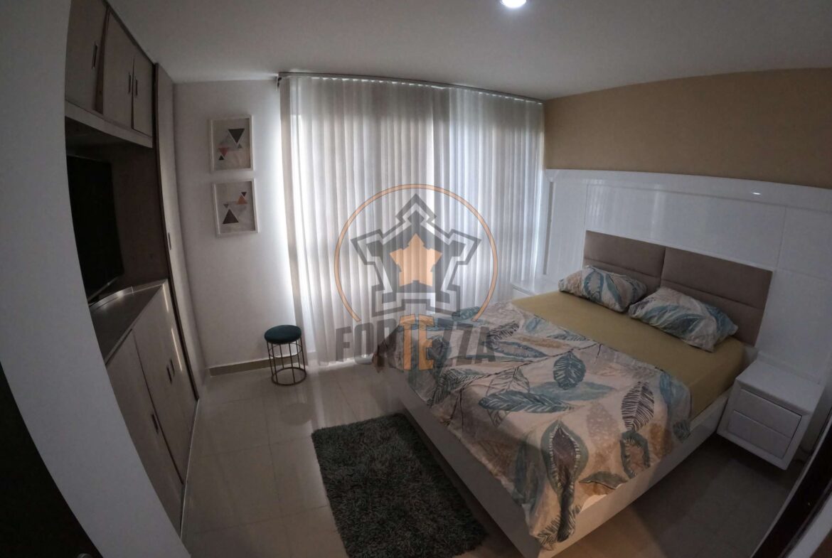 Apto amoblado en arriendo, conjunto cerrado la floresta.